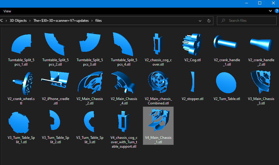 STL Thumb Windows 10 Generated Thumbnails 