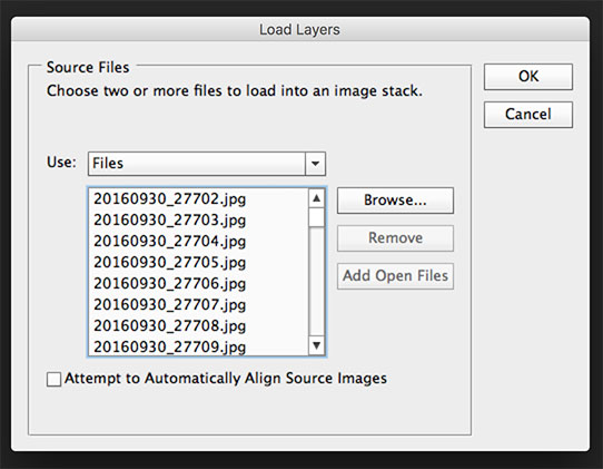 Photoshop Load Layers 